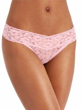 3/$12 💥🆕 I.N.C Intimates Light Pink Lace Thong Panties | XLarge | 853